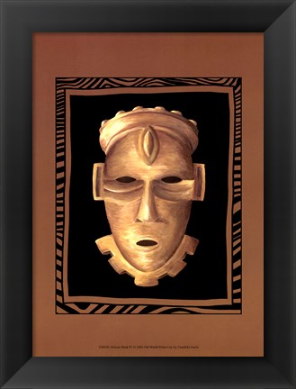 Framed African Mask IV Print