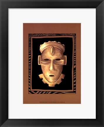 Framed African Mask IV Print