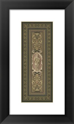 Framed Petit Panel de Travil II Print