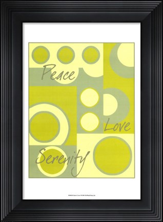 Framed Circle of Love I Print