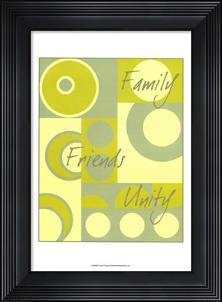 Framed Circle of Friends I Print