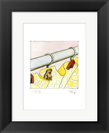 Framed Fido Print