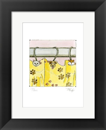 Framed Paws Print