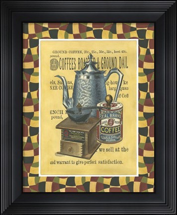 Framed Coffee Grounds Print