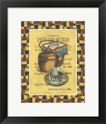 Framed Tea Leaves Print