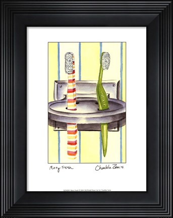 Framed Minty Fresh Print