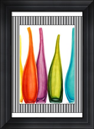 Framed Stained Glass I Print