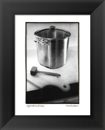 Framed Vegetable Beef Stew Print