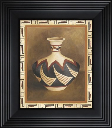 Framed Southwest Pottery II Print