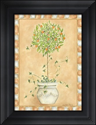 Framed Tuscan Fruit I Print