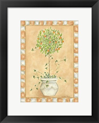 Framed Tuscan Fruit I Print