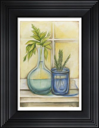 Framed Sunkissed Herbs I Print