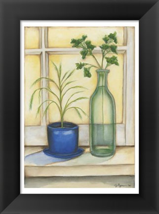 Framed Sunkissed Herbs II Print