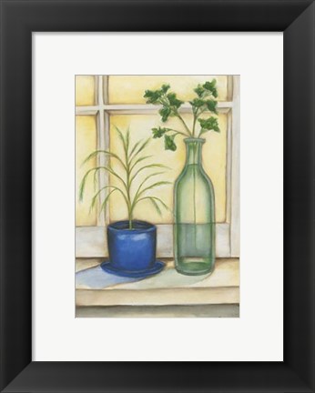 Framed Sunkissed Herbs II Print