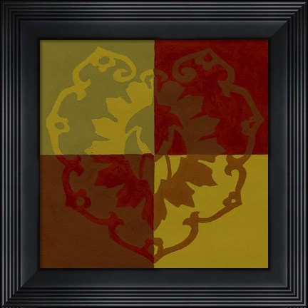 Framed Block Print II Print