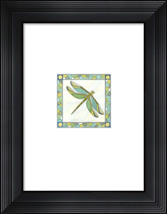 Framed Luminous Dragonfly I Print