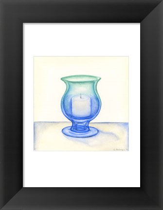 Framed Solitary Votive I Print