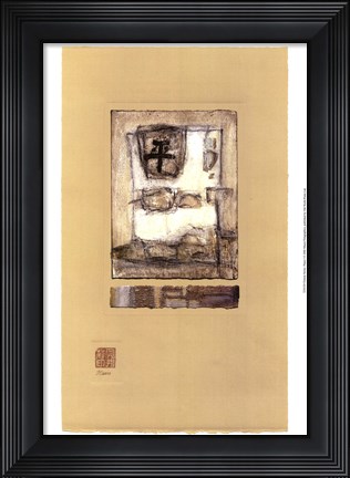 Framed Chinese Series - Peace I Print