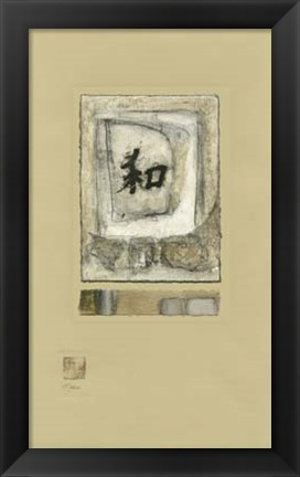 Framed Chinese Series - Harmony III Print