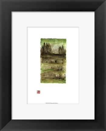 Framed Water Garden II Print