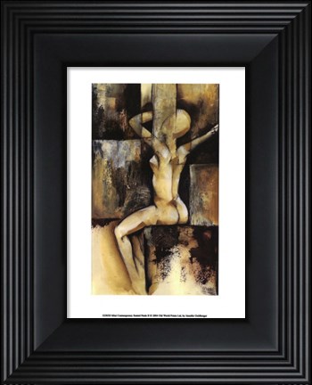Framed Mini-Contemporary Seated Nude II Print