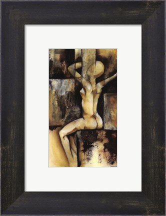 Framed Mini-Contemporary Seated Nude II Print