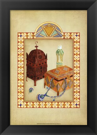 Framed Moroccan Treasures I Print