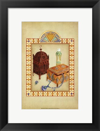 Framed Moroccan Treasures I Print