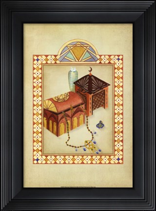 Framed Moroccan Treasures II Print