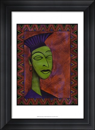 Framed African Beauty I Print