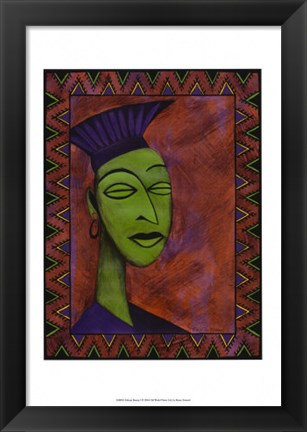 Framed African Beauty I Print