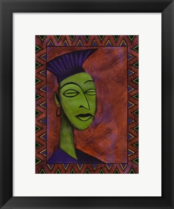 Framed African Beauty I Print