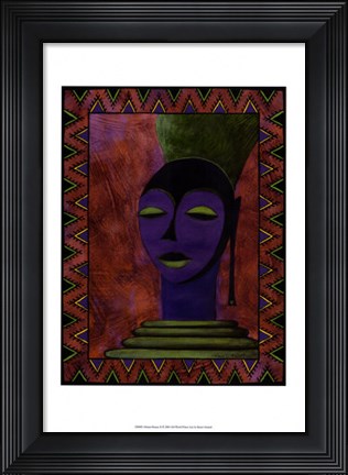 Framed African Beauty II Print