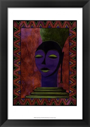 Framed African Beauty II Print