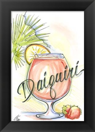 Framed Drink up...Daiquiri Print