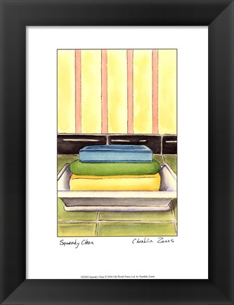 Framed Squeaky Clean Print