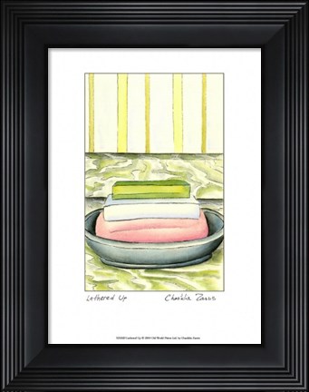 Framed Lathered Up Print