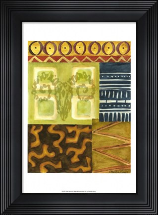 Framed Tribal Spirit I Print