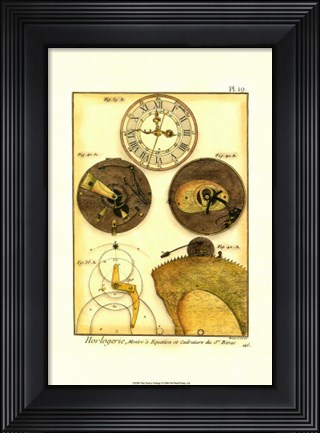 Framed Clock is Ticking I Print