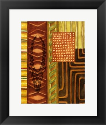 Framed Tribal Spirit II Print