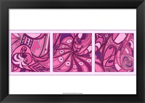 Framed Pink Fission II Print