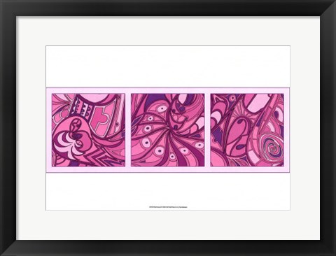 Framed Pink Fission II Print