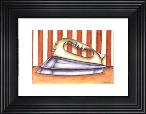 Framed Acme Delux Iron (PT) Print