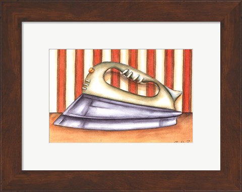 Framed Acme Delux Iron (PT) Print