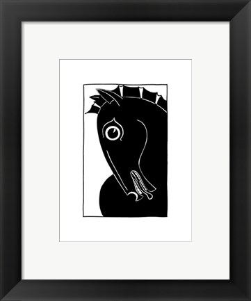 Framed Chevaux d&#39; Homme II Print