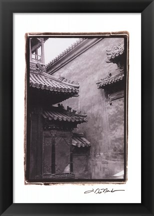 Framed Old Beijing Print