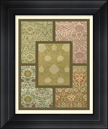 Framed Textile Detail II Print