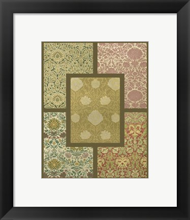 Framed Textile Detail II Print