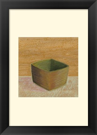 Framed Rustic Bowl I Print
