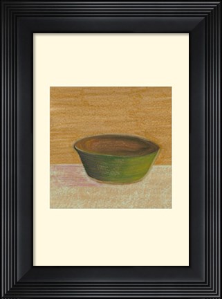 Framed Rustic Bowl II Print